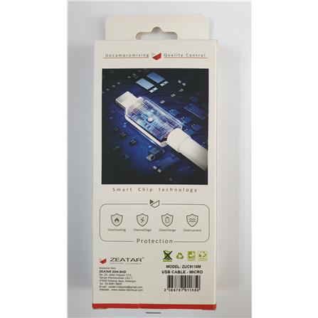 USB FAST CHARGE CABLE 1.0M ZUC9118M ZEATAR