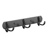 CABANA HOOK CB8008-3 BL MATT BLACK (H5.20XW18XD2.80 CM)