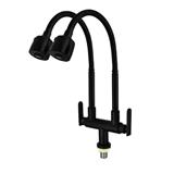 CABANA SINK FAUCET PILLAR MOUNTED CB2545SS-BLACK MBK (PDCCX)