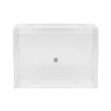 MAKE UP STORAGE BOX  STACKO CURVE 32x20x24CM  CLEAR