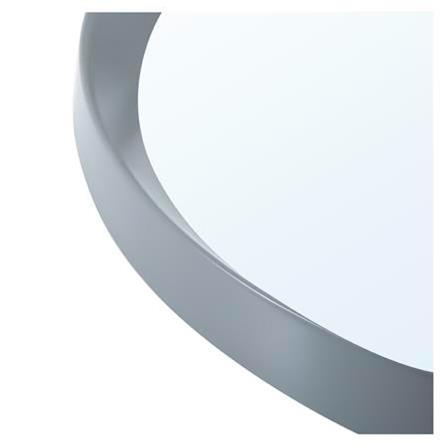 MOYA BATHROOM MIRROR WITH PLASTIC FRAME PENNY 51.5X51.5CM GREY