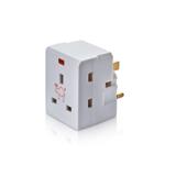 3PIN 3WAY ADAPTOR WITH NEON 2K-333L SELAMAT