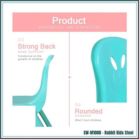 SWI M1000 KID CHAIR FLAMINGO