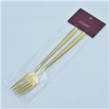 SHUTO LUXORY STAINLESS STEEL GOLD TABLE FORK  2PC CT-38-2