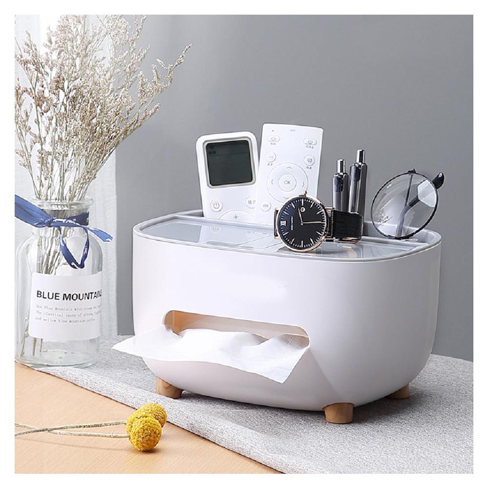 TISSUE STAND KECH   E2009 WHITE/GREY