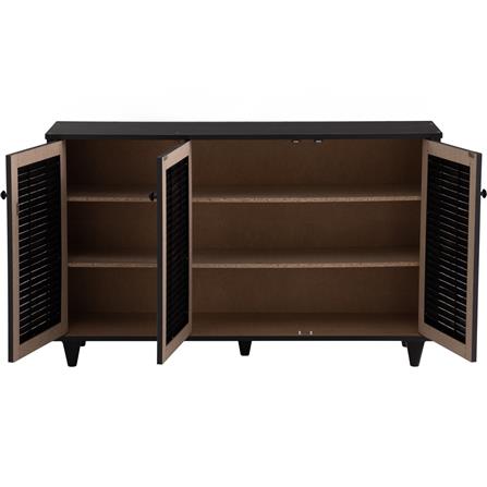 NUHOOM SHOES CABINET ALMO 3 DOOR LIGHT CAPPUCINNO