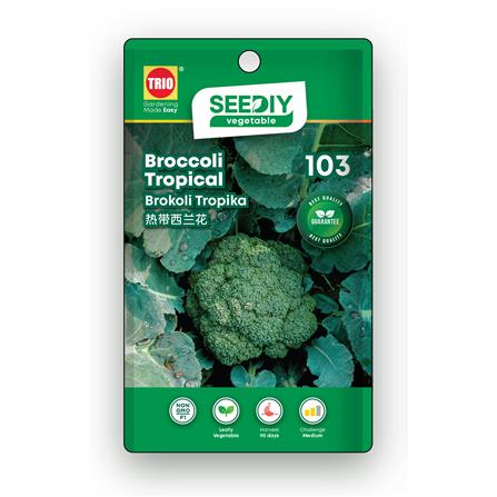 TRIO SEEDIY BROCCOLI TROPICAL SEED