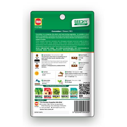 TRIO SEEDIY CUCUMBER SEED