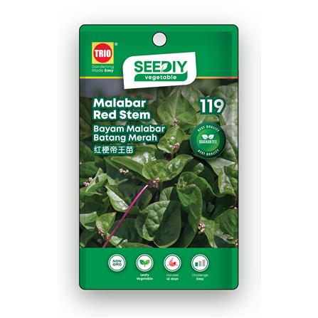 TRIO SEEDIY MALABAR RED STEM SEED