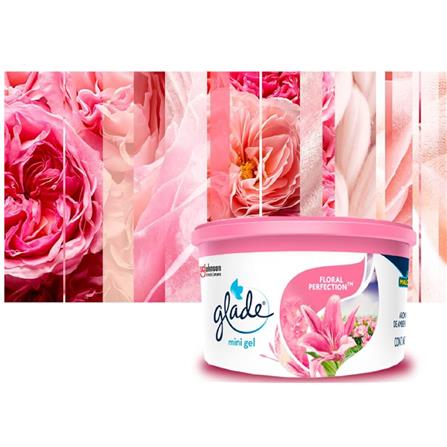 GLADE MINI GEL CAR 70G FLORAL PERFECTION