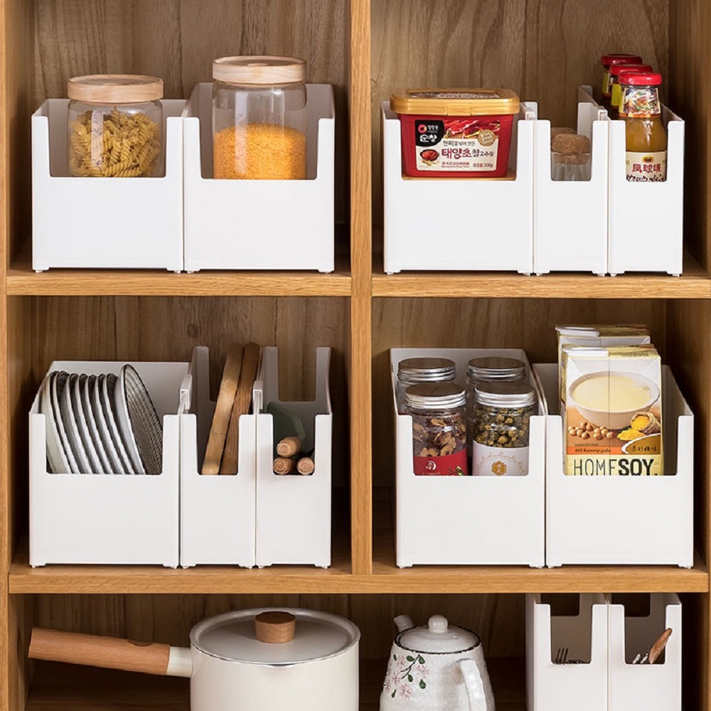 TALL ORGANIZING BOX KECH NEAT XXL 21X35X15CM WHITE