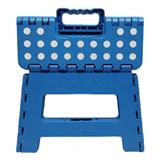 FURDINI BATHROOM FOLDABLE STOOL UNO-S_BLUE PP PLASTIC