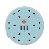 POWER STRIP   6G2M+3USB 3U6KBU ENCO ENCO