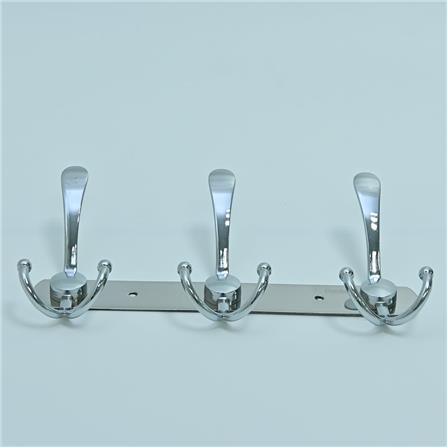 RASLAND HOOK 3HOOK RA BIGBEN-55 CHROME (H12.50XW26XD5.20 CM)