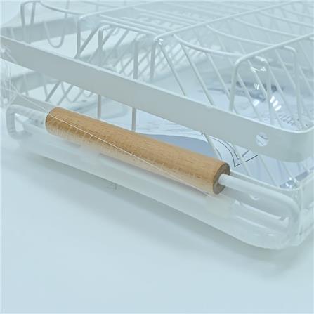 DISH DRAINER KECH MODISH 43.3X30X40CM YS10829P WHITE