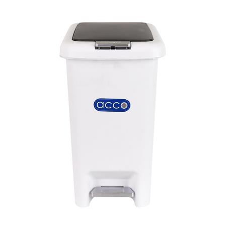 SQUARE DUSTBIN PEDAL ACCO COCO G1830-W 10L