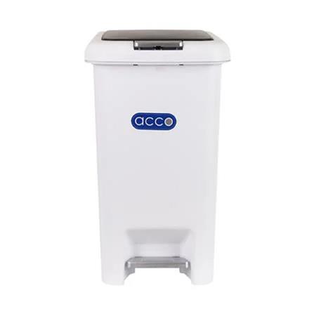 SQUARE DUSTBIN PEDAL ACCO COCO G1840-W 15L