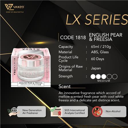 VANZO LX ENGLISH PEAR & FREESIA 1818 PINK 65ML