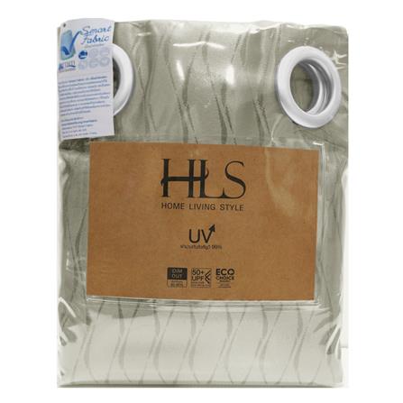HLS CURTAIN EYELET LARRY UV 140X180 BROWN