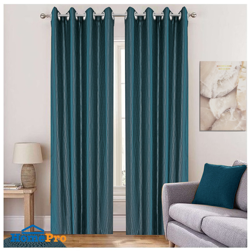 HLS CURTAIN EYELET LARRY UV 140X220CM BLUE