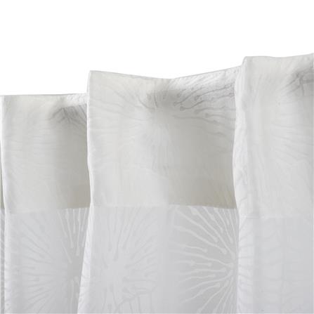HLS SHEER CURTAIN HIDDEN TAP CORAL 135X180CM WHITE