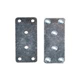 DEXZON CONNECTOR STEEL PLATE SP-003 4PCS EA SILVER