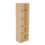 OPEN SHELF 5 TIER OAK