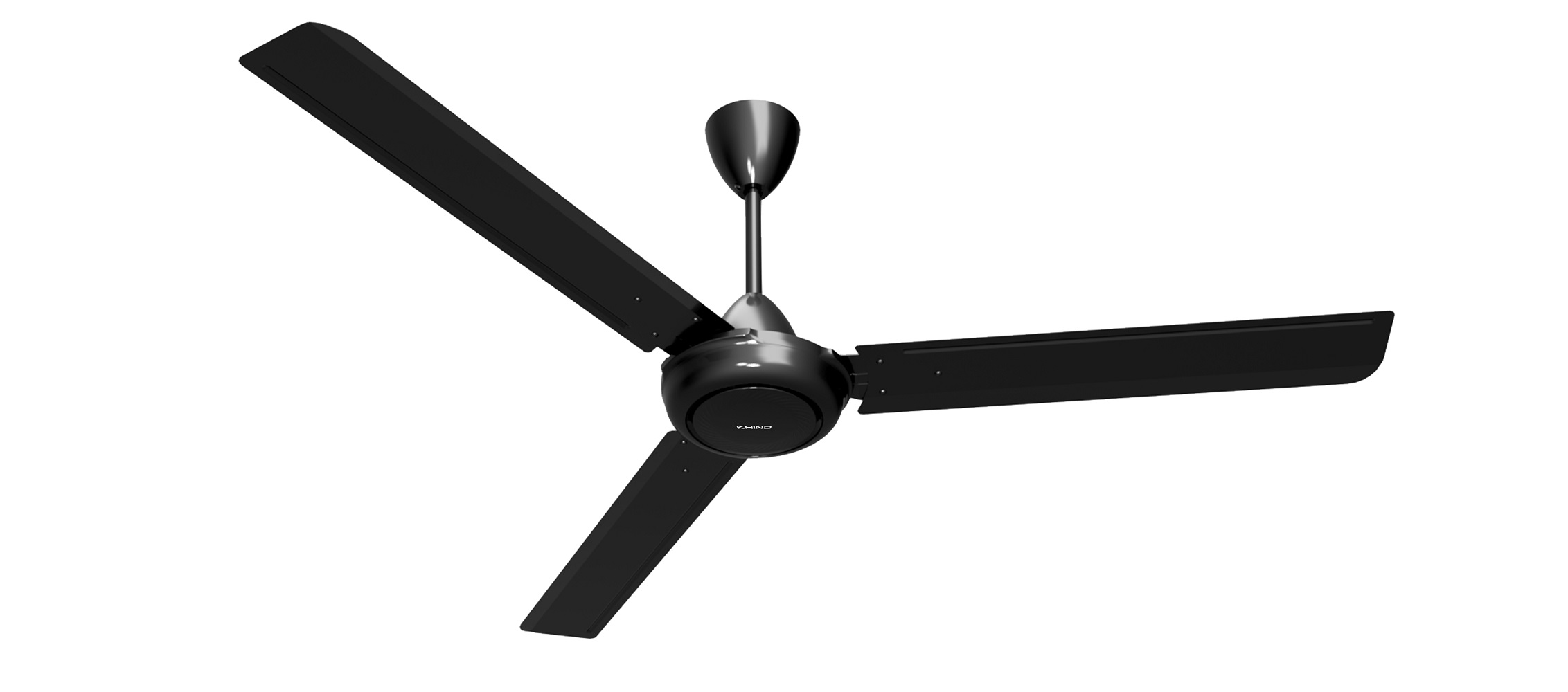 KHIND CEILING FAN CF628 BLACK 3BLADES 60INCH