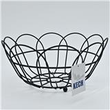 FRUIT BASKET FLOWER KECH 29X29X14.5CM BLACK