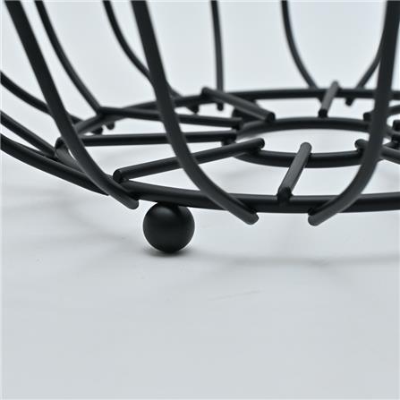 FRUIT BASKET FLOWER KECH 29X29X14.5CM BLACK