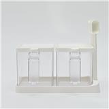 KECH SEASONING BOX WITH TRAY 2 COMPARTMENT WHITE