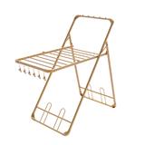 COSSY PLUS CLOTH RACK 115x85x55cm CP-003 GOLD