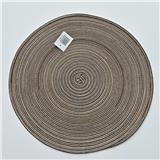 PLACEMAT LUXORY PVC 38cm PM-RDWN-1 DARK BROWN