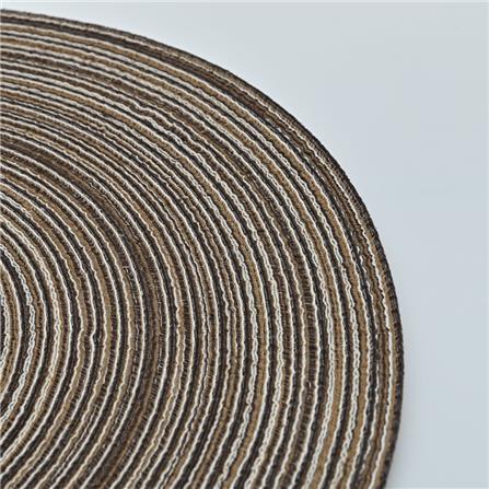 PLACEMAT LUXORY PVC 38cm PM-RDWN-1 DARK BROWN