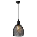 BRIGHT OBJECTIVES CHANDELIER 14961-1P-BK 135MM BLACK