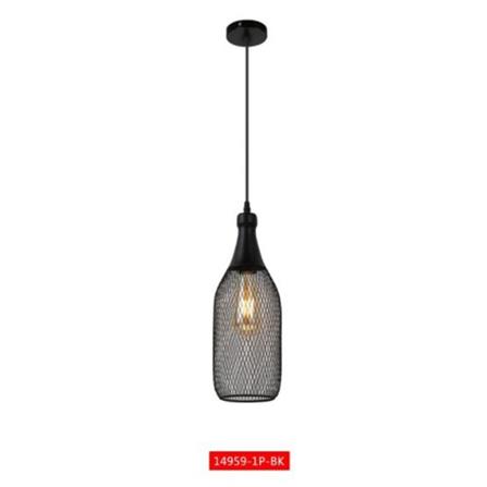 BRIGHT OBJECTIVES CHANDELIER 14959-1P-BK 115MM BLACK