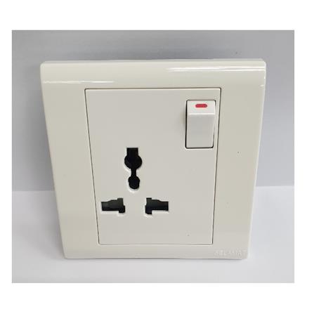 13A 1G UNIVERSAL SWITCH SOCKET MQ8131U SELAMAT