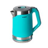 KHIND KETTLE EK2010 1500W 2L COOL TOUCH STAINLESS STEEL TURQUOISE