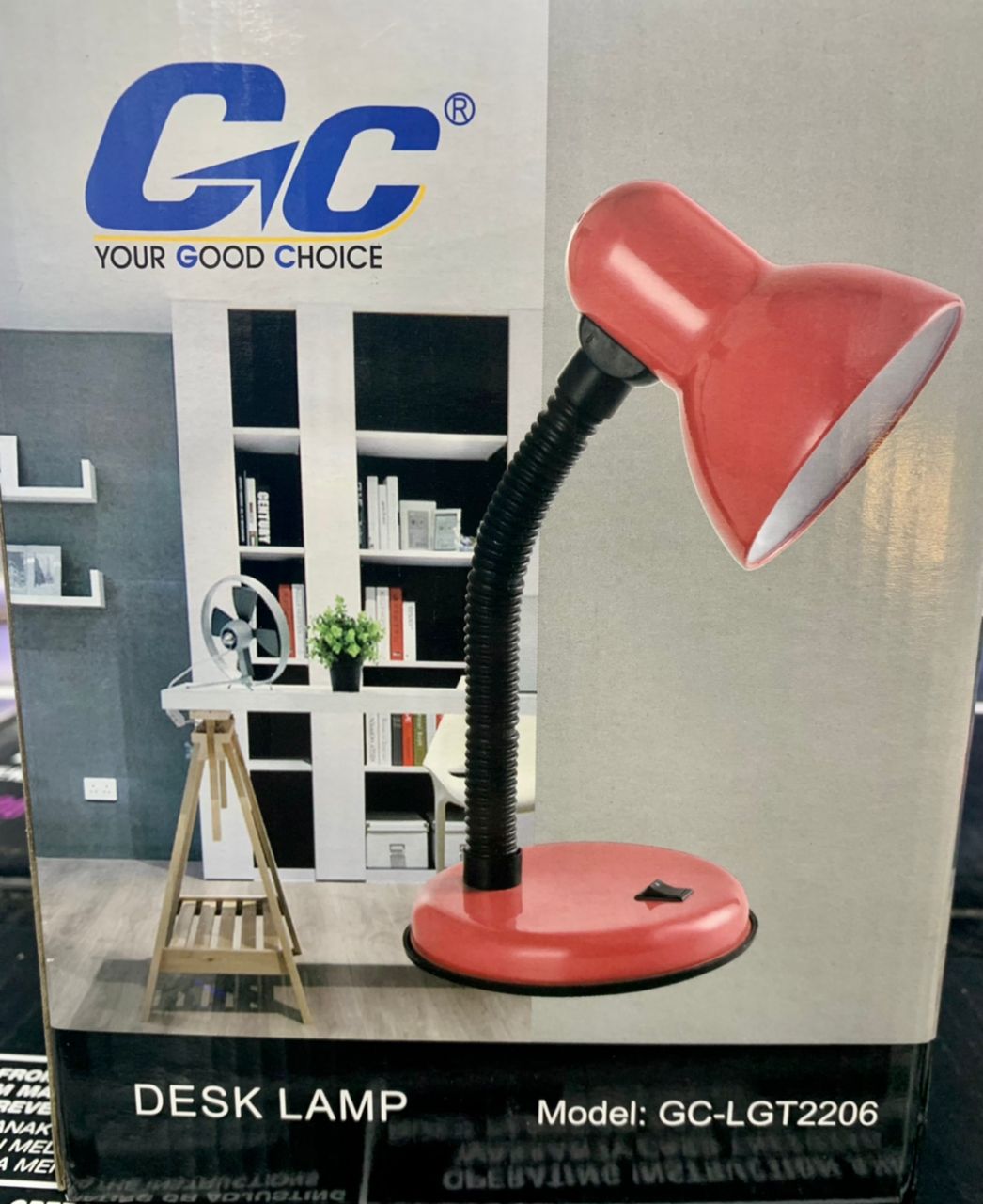 DESK LAMP GC-LGT2206 GC RED