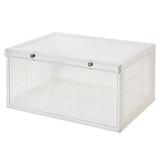 SHOES BOX STACKO MAGNETIC LOCK 37x28X18.3CM 1016 CLEAR