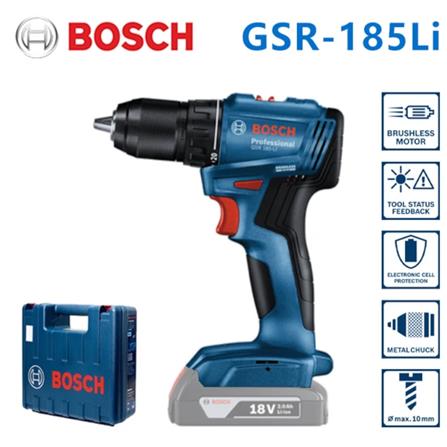 BOSCH CORDLESS DRILL GSR 185LI  18V 06019K30L1