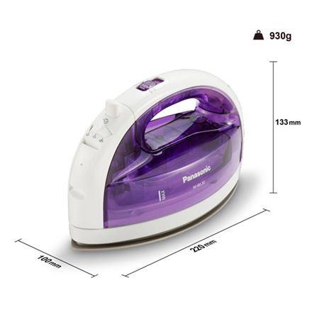 PANASONIC STEAM IRON NI-WL30VSK 1550WATT SILVER TITANIUM COATING SOLEPLATE
