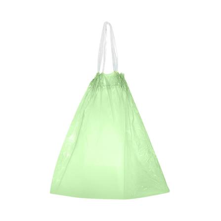 GARBAGE BAGS ROLL WITH ROPE ACCO 24X28" 15PCS GREEN
