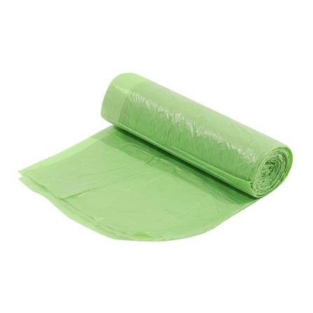 GARBAGE BAGS ROLL WITH ROPE ACCO 24X28" 15PCS GREEN