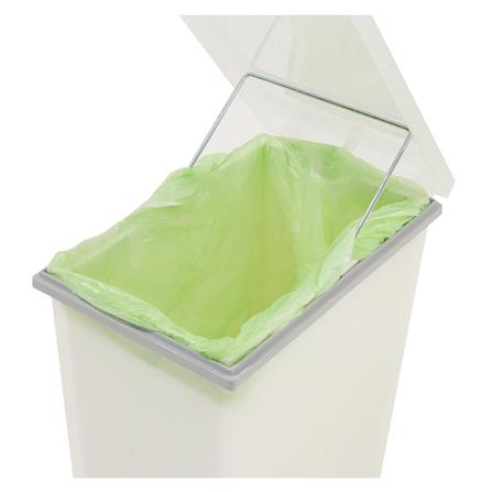 GARBAGE BAGS ROLL WITH ROPE ACCO 24X28" 15PCS GREEN