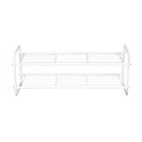 2 TIER SHOE RACK STACKO 70X27X27.7CM WHITE