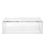 SHOES BOX STACKO MAGNETIC LOCK 56x37x18.3CM 1018 CLEAR