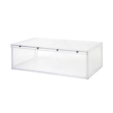 SHOES BOX STACKO MAGNETIC LOCK 56x37x18.3CM 1018 CLEAR