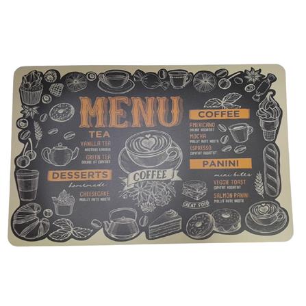 SHUTO PLACEMAT PP 43CMX28CM PM PP - 5 BLACK