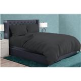 NORDIC HOME FITTED SHEET SET CRISP & FRESH KING DARK SHADOW